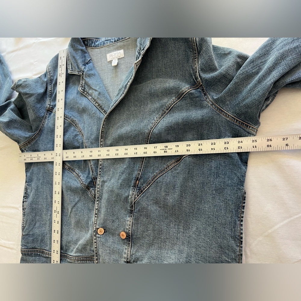 Sofia jeans by Sofia Vergara Jean Jacket, XL - Picture 9 of 11